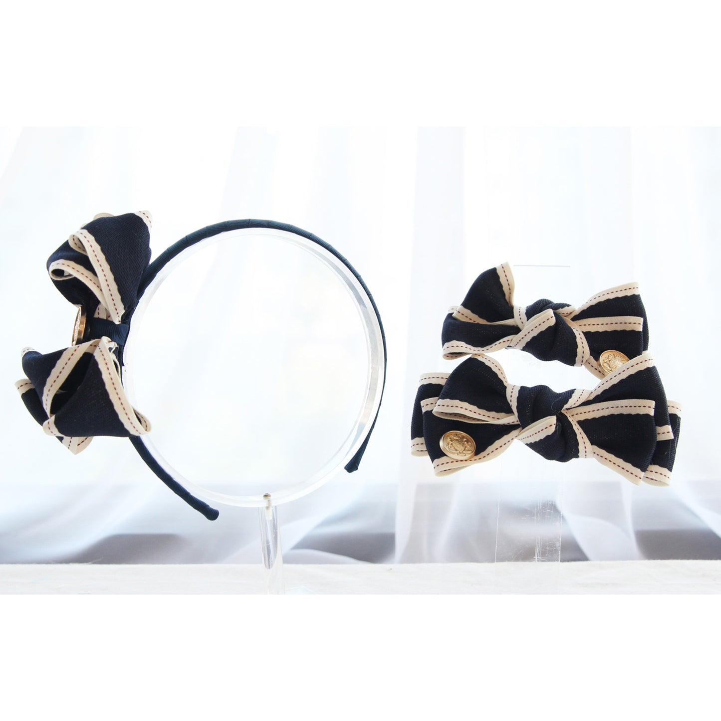 Stitched Edge Elegance Ribbon 1.57inch(4cm) x 2/5/10Yards