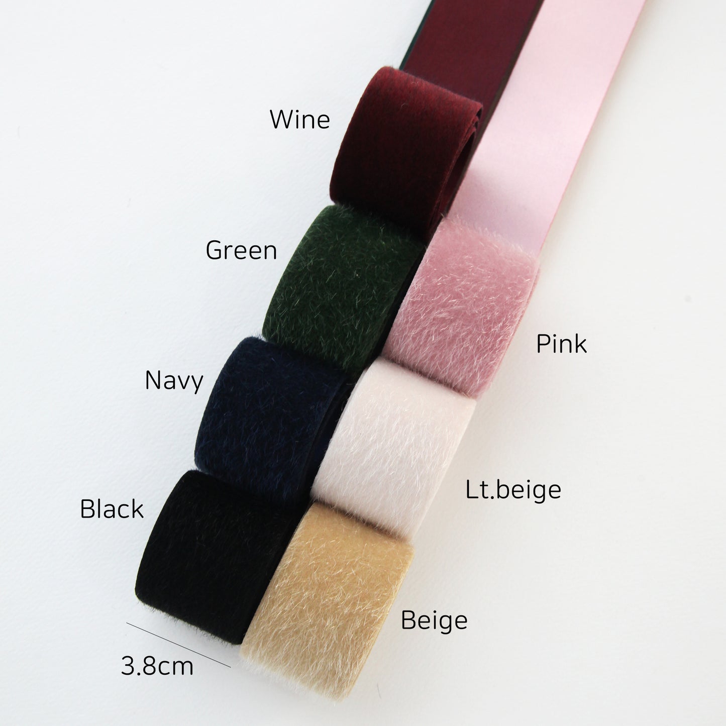 Glossy Wool Elegance Ribbon 1.49inch (3.8cm) x 2/5/10Yards