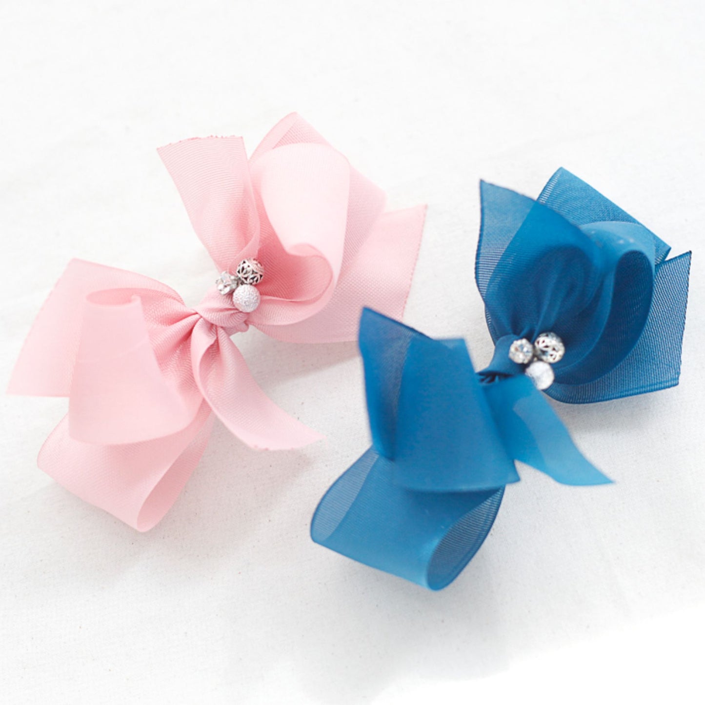 Multiple Colors Organdy Ribbon 0.98/1.57inch (2.5cm/4cm) x 2Yards