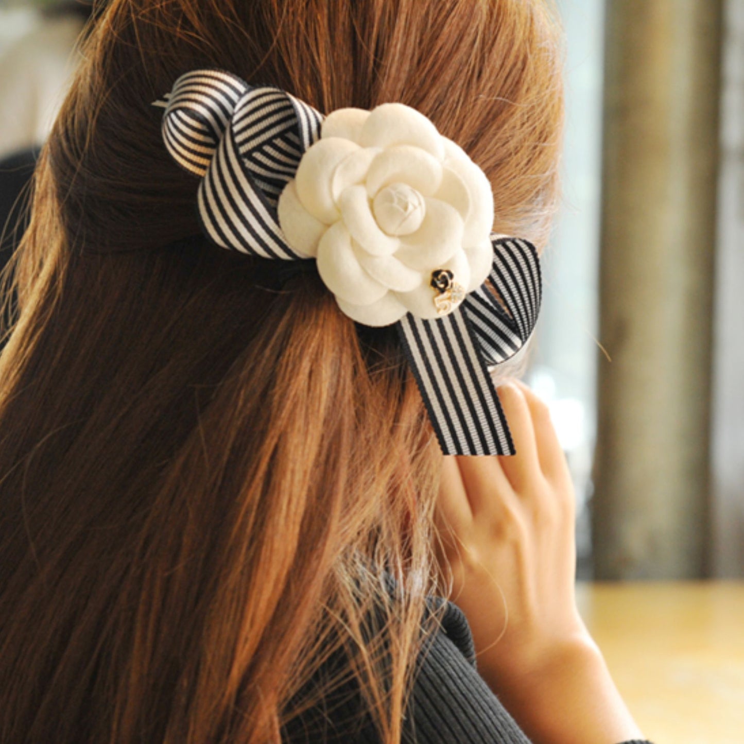 6-Stripe Ribbon 1.1inch(2.8cm)x 5/10Yards