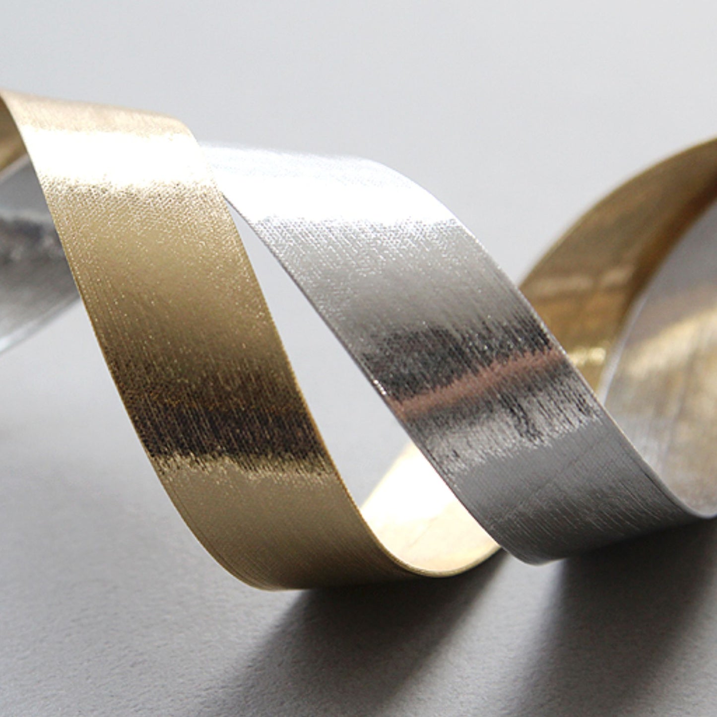 Shine Mirror Fabric Ribbon 0.39inch(1cm), 0.78inch(2cm)x 2Yards