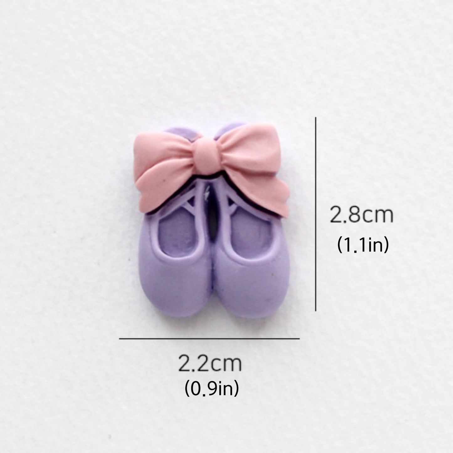 4/10pcs Ballet Shoes Cabochons, Hairclip DIY Supplies [P398]