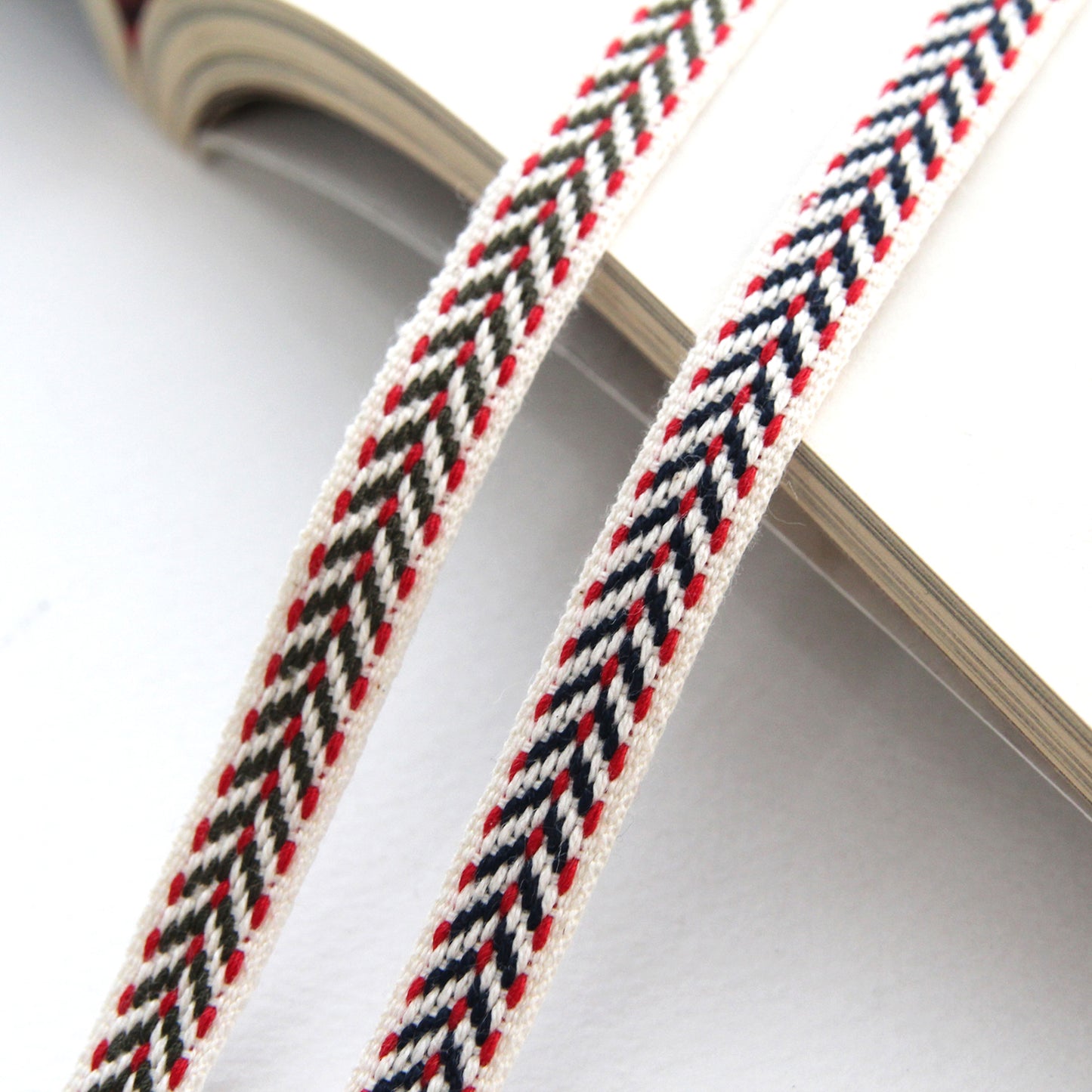 Jacquard Ribbon Woven Trim Ribbon 0.39inch (1cm) x 2/5/10Yards