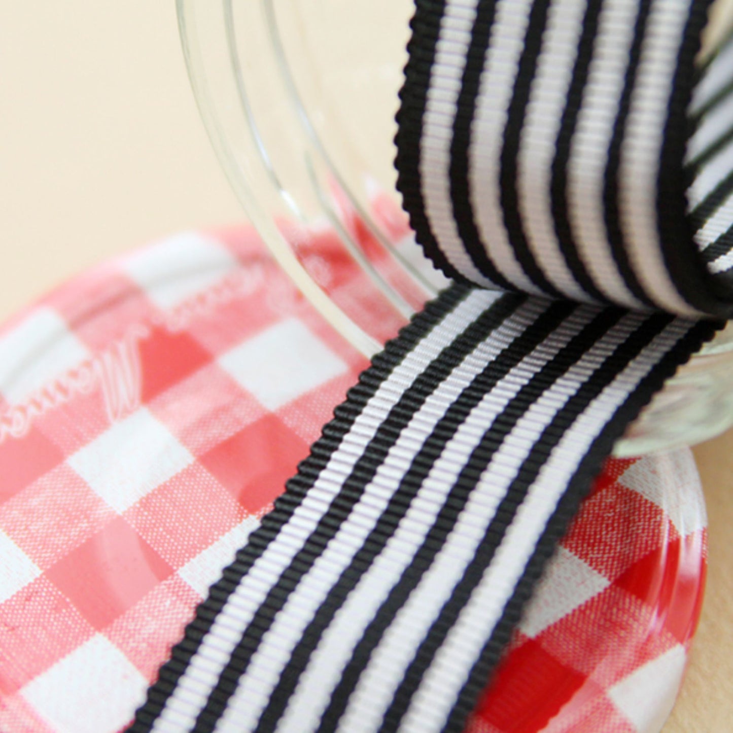 6-Stripe Ribbon 1.1inch(2.8cm)x 5/10Yards