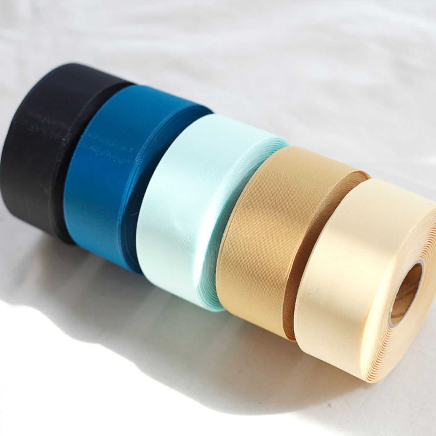 Multiple Colors Organdy Ribbon 0.98/1.57inch (2.5cm/4cm) x 2Yards