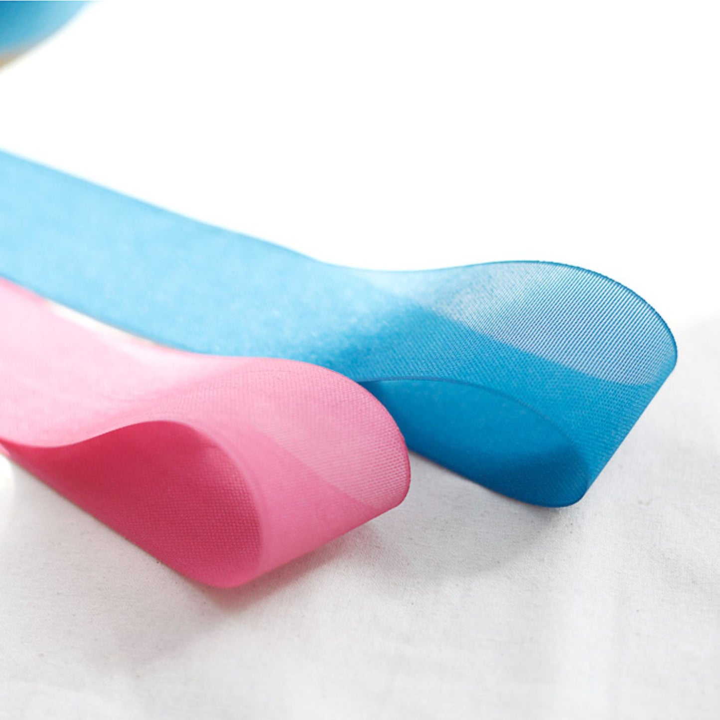 Multiple Colors Organdy Ribbon 0.98/1.57inch (2.5cm/4cm) x 2Yards