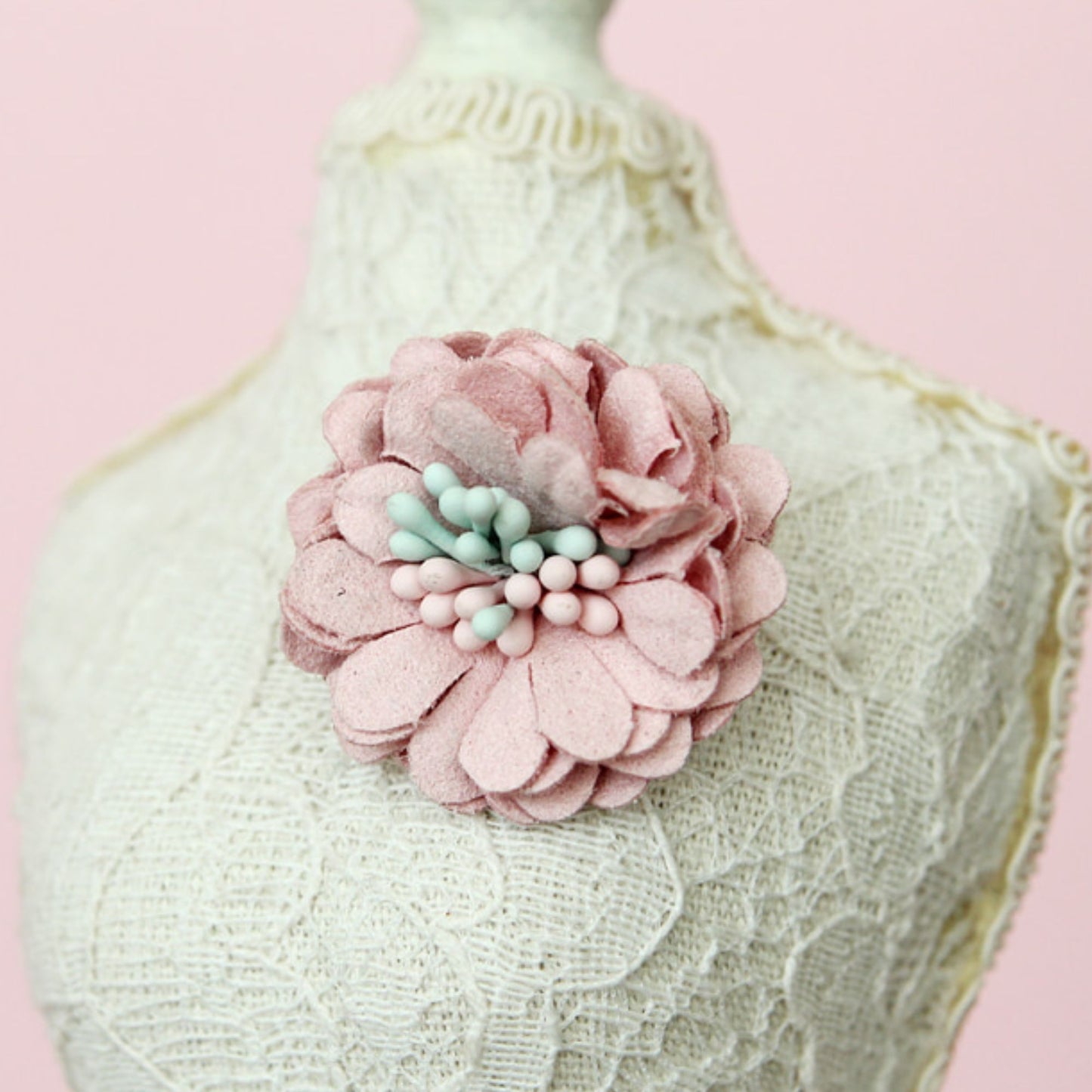 4/10pcs Blossom Corsage,Hair Clip DIY Making[O150]