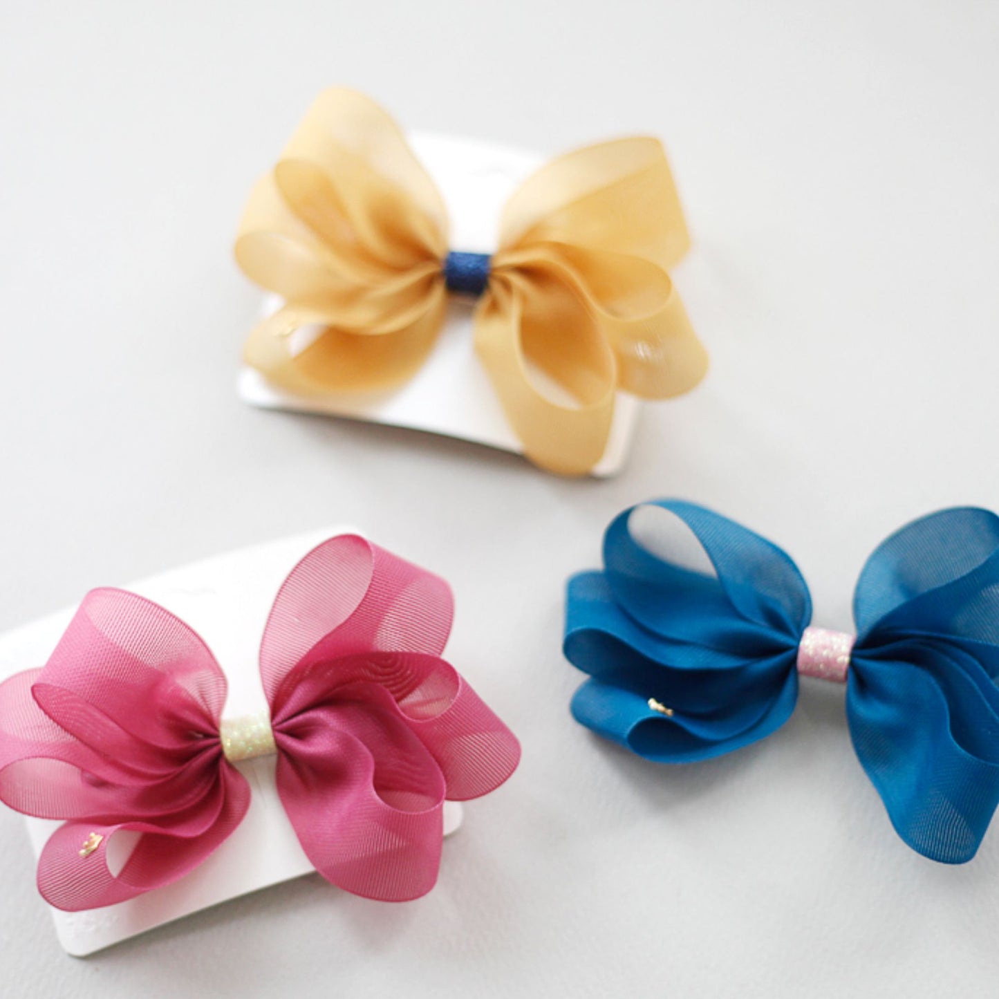 Multiple Colors Organdy Ribbon 0.98/1.57inch (2.5cm/4cm) x 2Yards