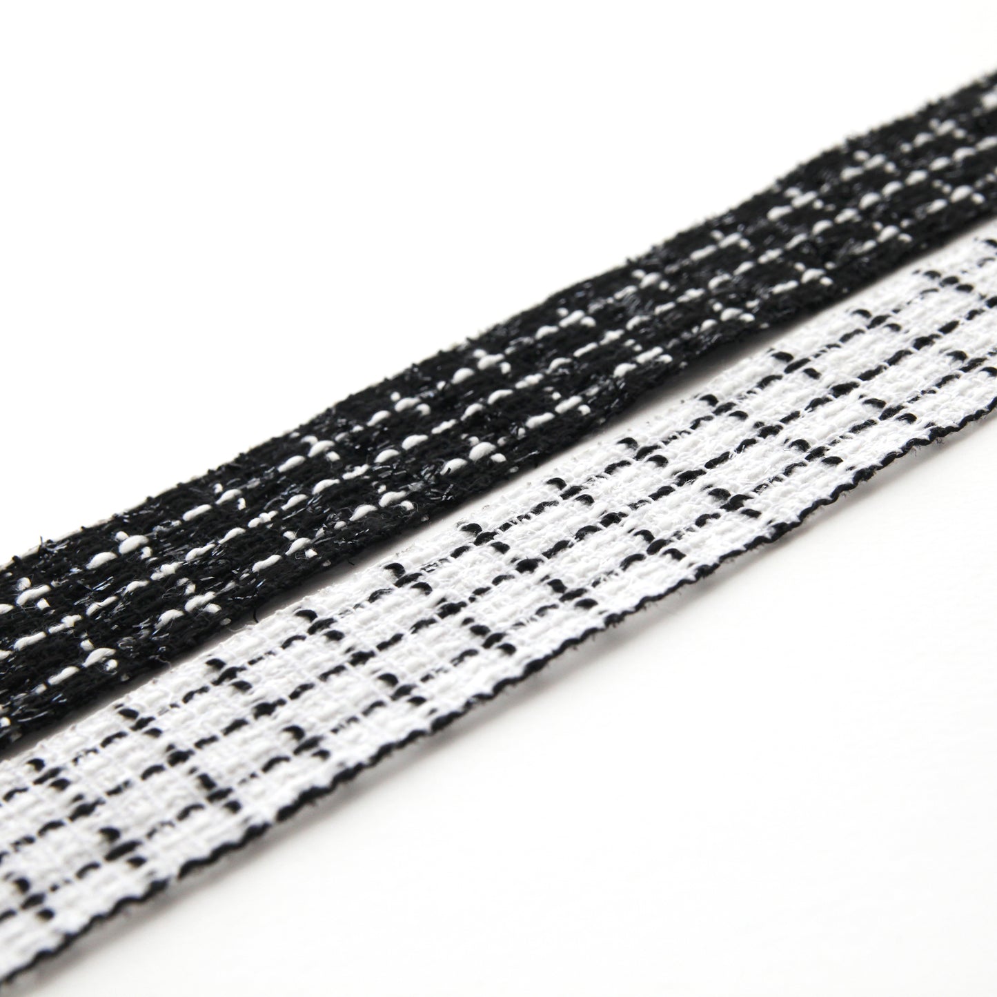 Grid-patterned Tweed Ribbon 1.59inch (3.9cm) x 2/5/10Yards