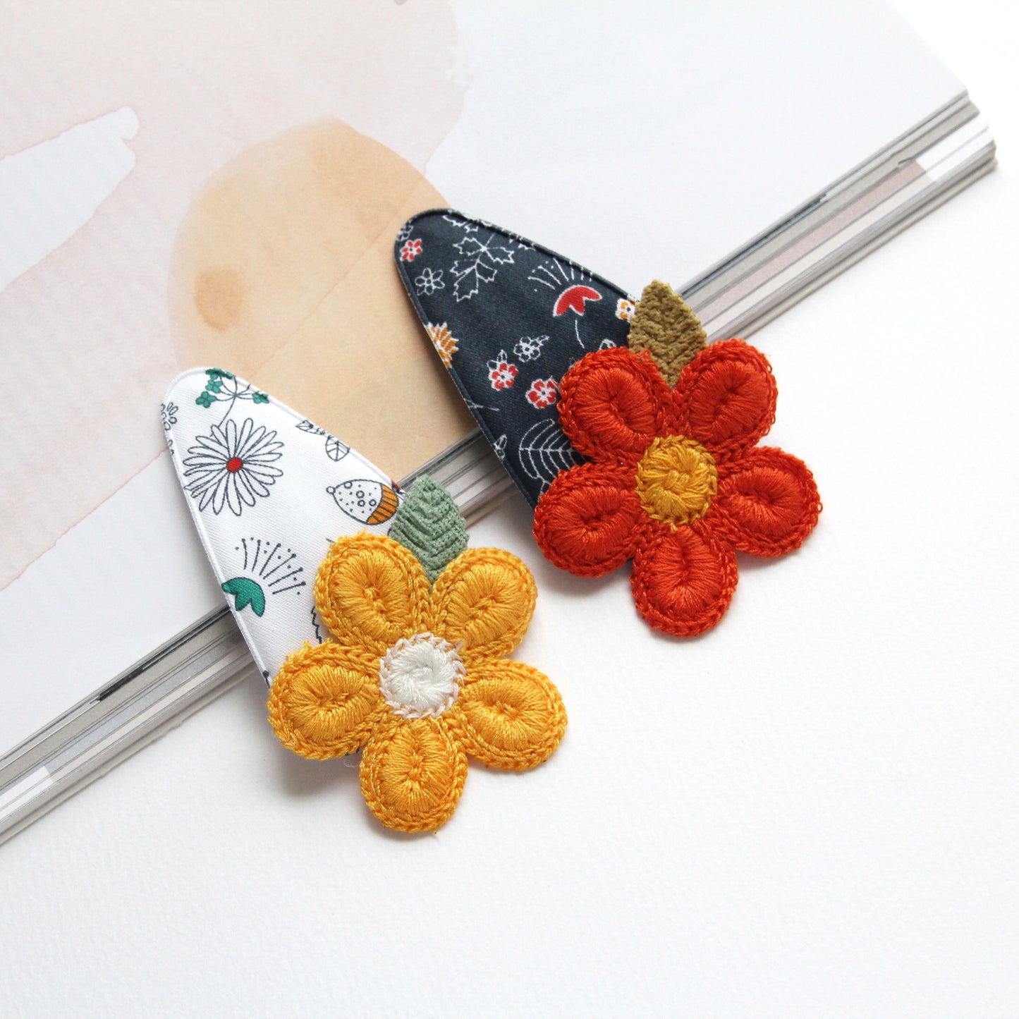 Embroidered Flower Patch 4/10pcs