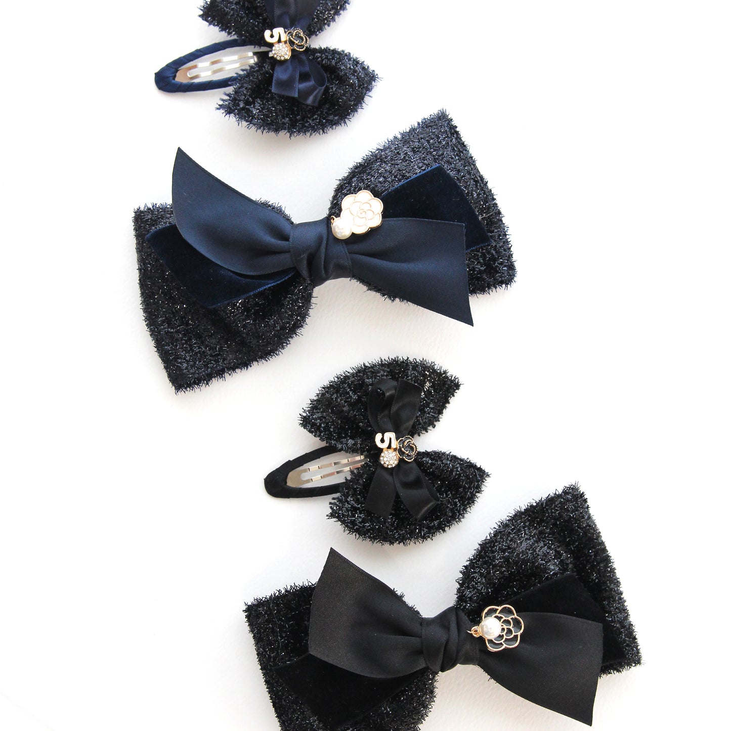 Pearly Velvet Ribbon 2.75inch (7cm) x 2/5/10Yards