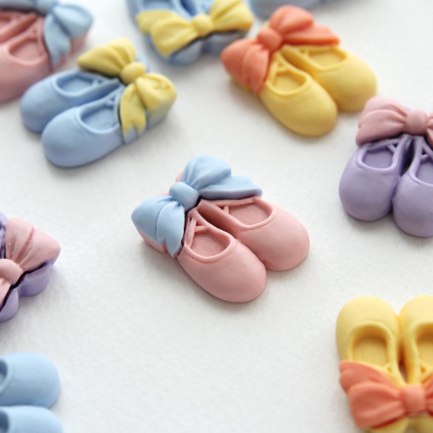 4/10pcs Ballet Shoes Cabochons, Hairclip DIY Supplies [P398]