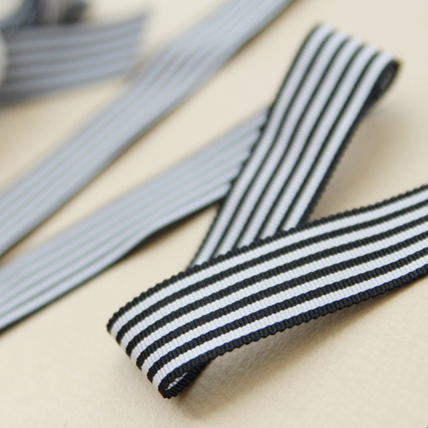 6-Stripe Ribbon 1.1inch(2.8cm)x 5/10Yards