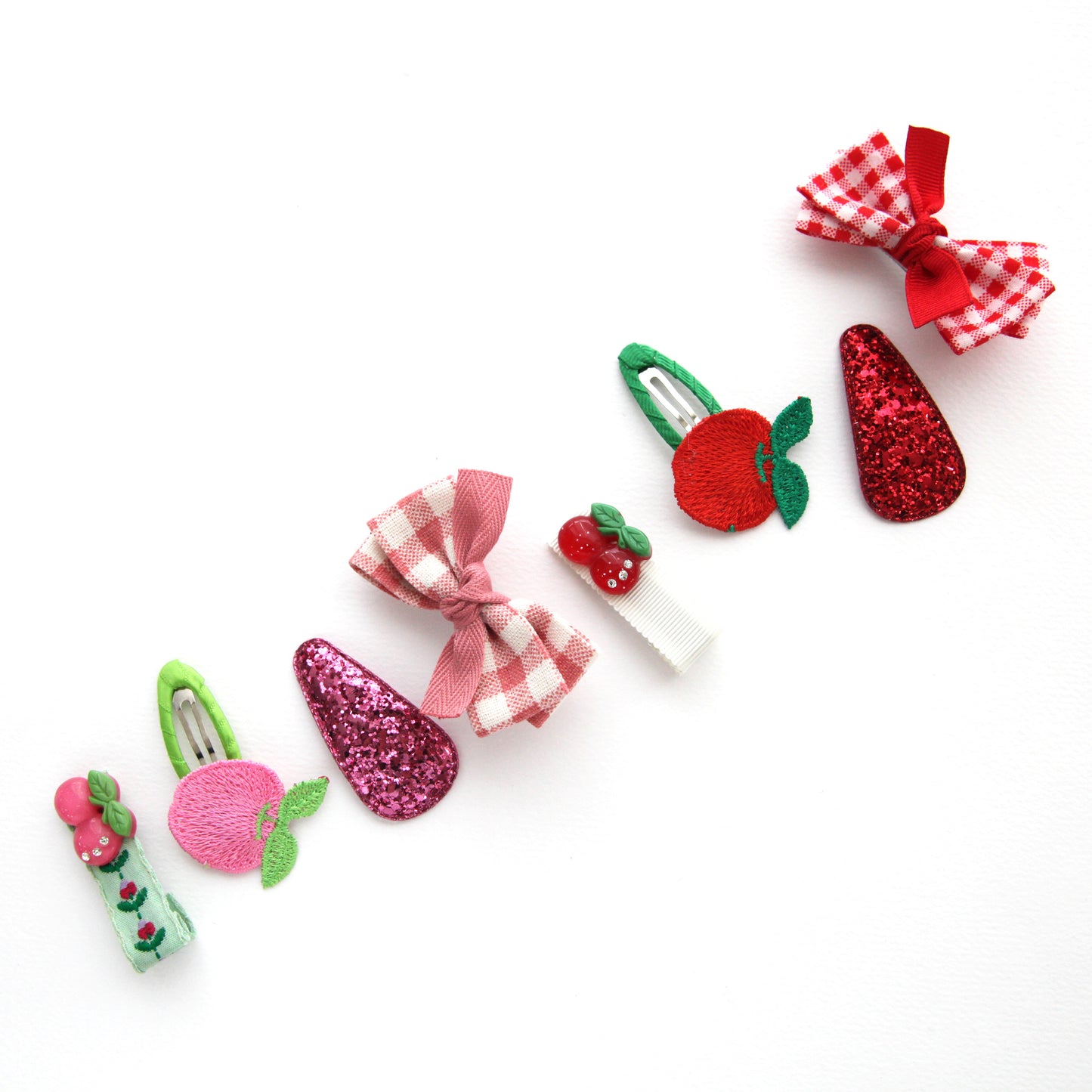 Red Pattern Fabric Ribbon 1.18inch(3cm)x 2/5/10Yards