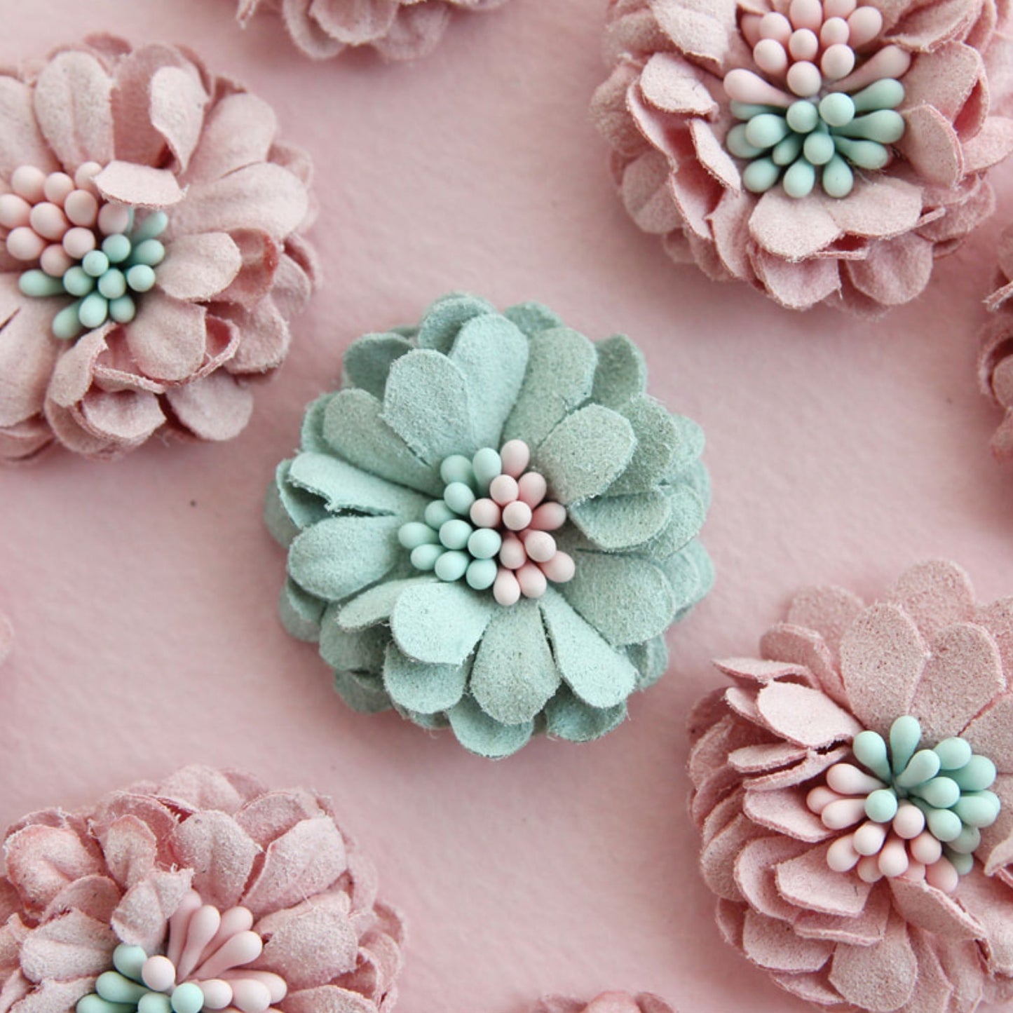 4/10pcs Blossom Corsage,Hair Clip DIY Making[O150]