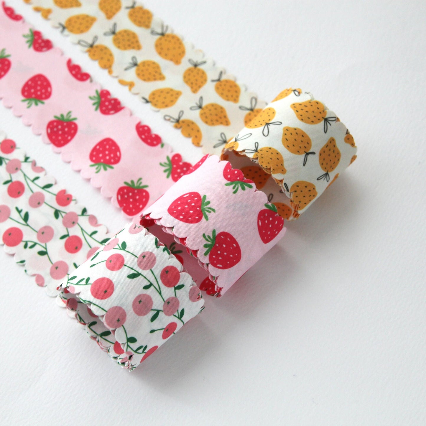 Fruit Wavy Ribbon 1.5inch (4cm) x 5Yards