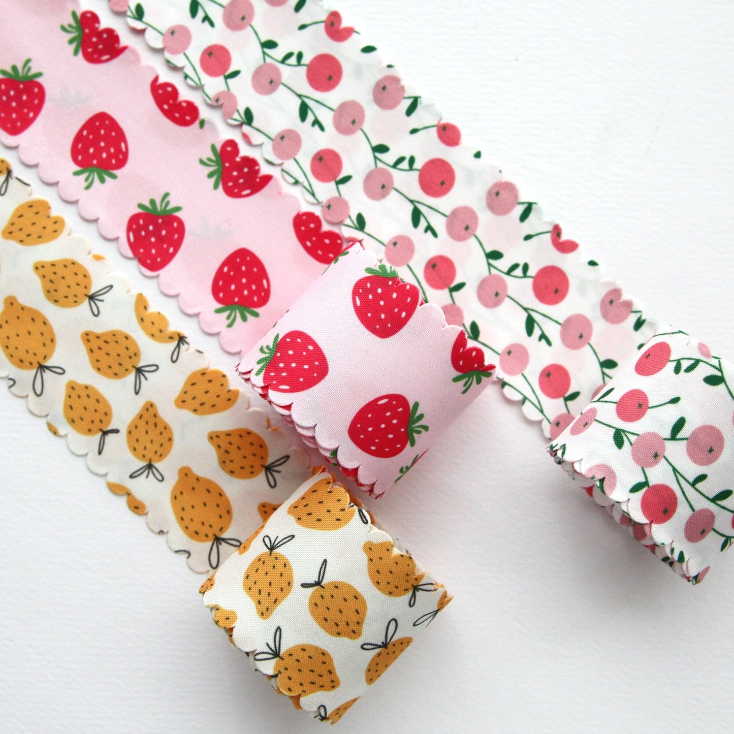 Fruit Wavy Ribbon 1.5inch (4cm) x 5Yards