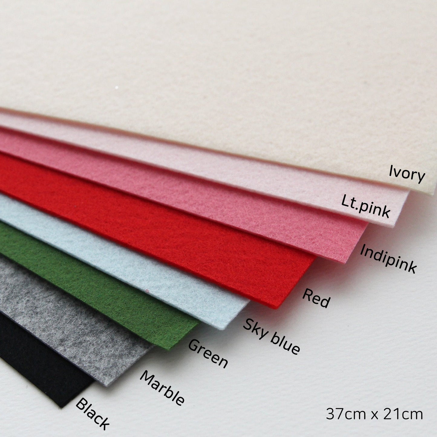 Felt (37cm x 21cm)  5pcs