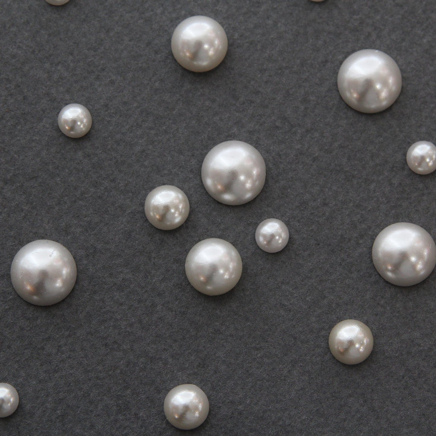 Flat Back Faux Pearl Embellishments 100pcs
