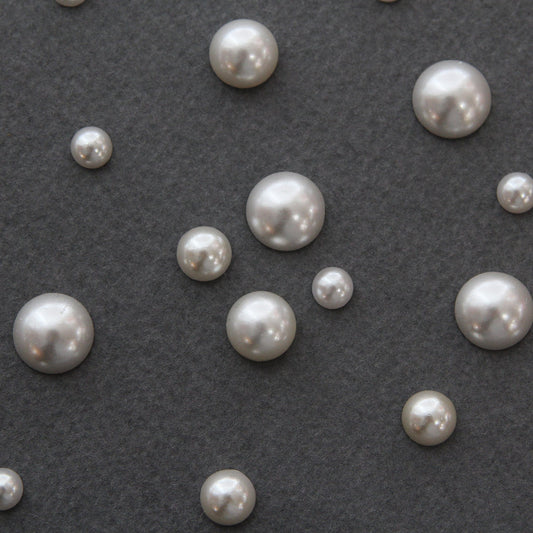 Flat Back Faux Pearl Embellishments 100pcs