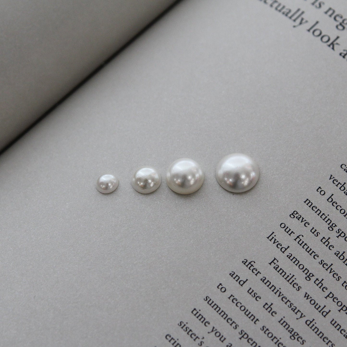 Flat Back Faux Pearl Embellishments 100pcs