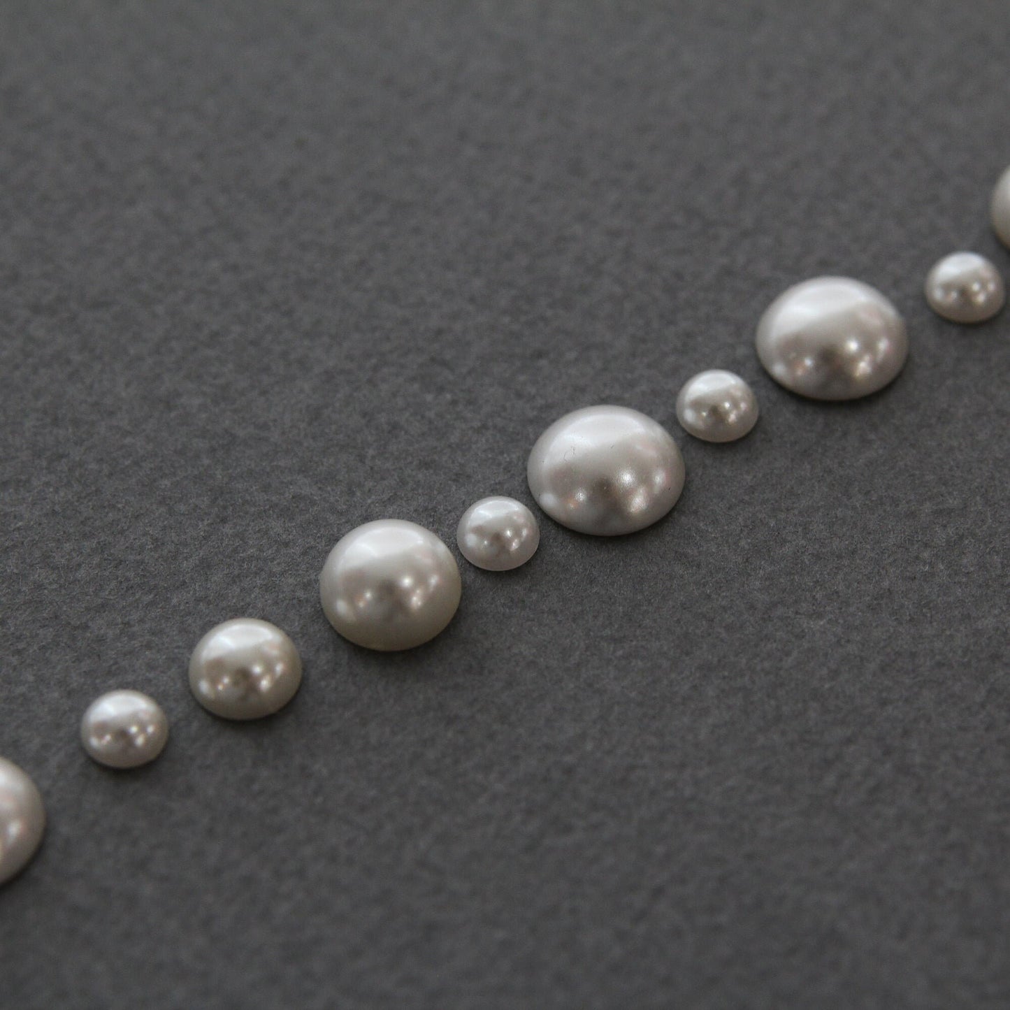 Flat Back Faux Pearl Embellishments 100pcs