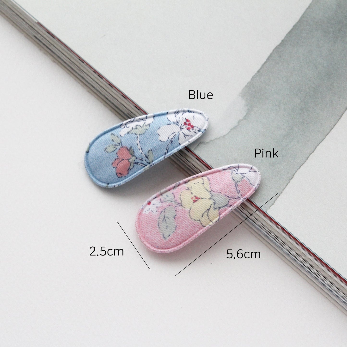 Rose Hair Snap Clip Covers 4pcs
