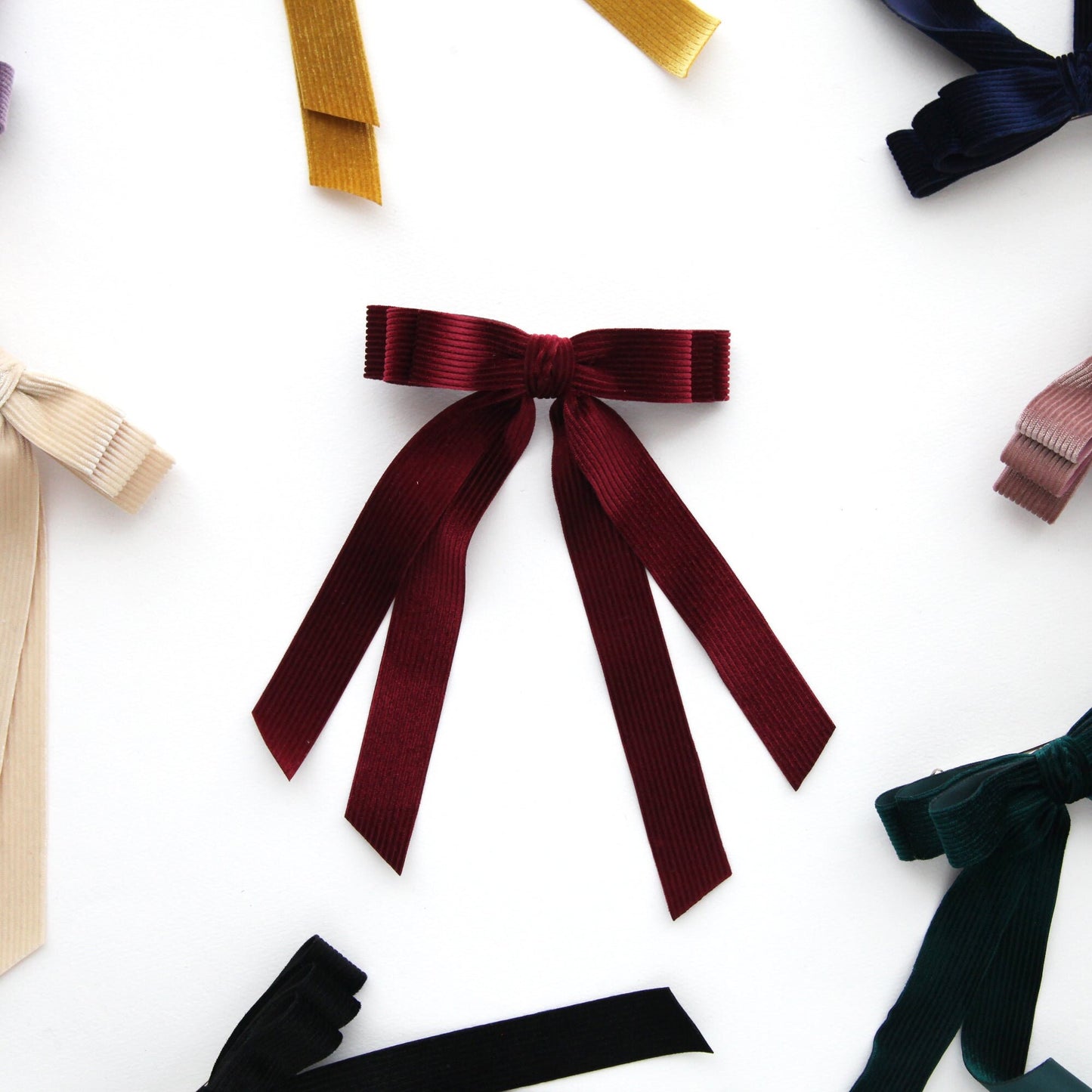 Velvet Grosgrain  Ribbon 0.98inch (2.5cm) x 2Yards