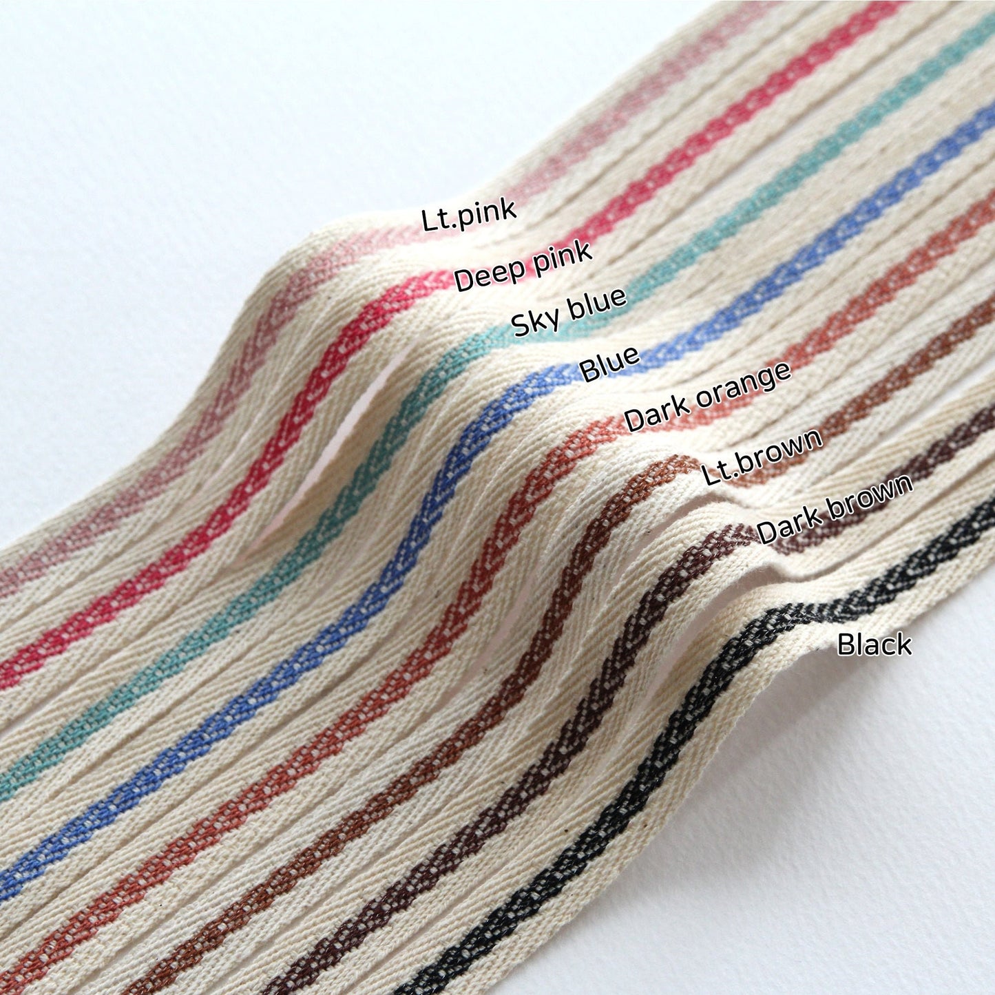 Centerline Stripe Ribbon 0.39inch (1cm) x 5/10/50Yards