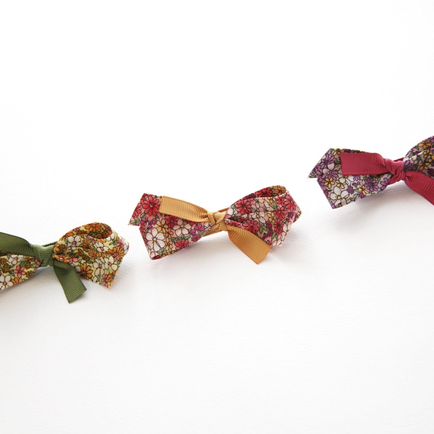 Low Saturation Color Grosgrain Ribbon 0.39inch(1cm),1.49inch(3.8cm) x 5Yards