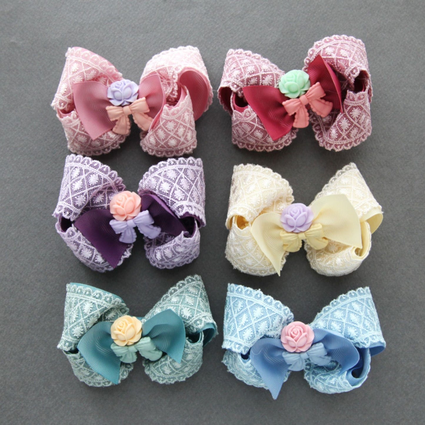 Low Saturation Color Grosgrain Ribbon 0.39inch(1cm),1.49inch(3.8cm) x 5Yards