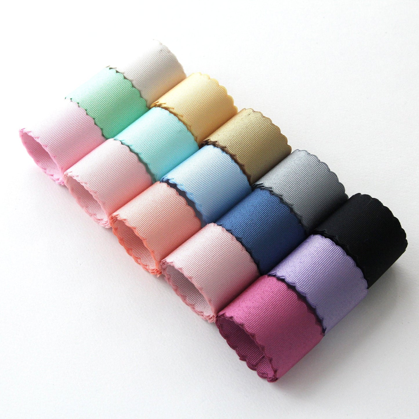Wavy Edge Grosgrain Ribbon 1.41in 2/5Yards
