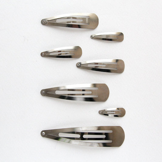 Triangle Hair Snap Clips 10pcs
