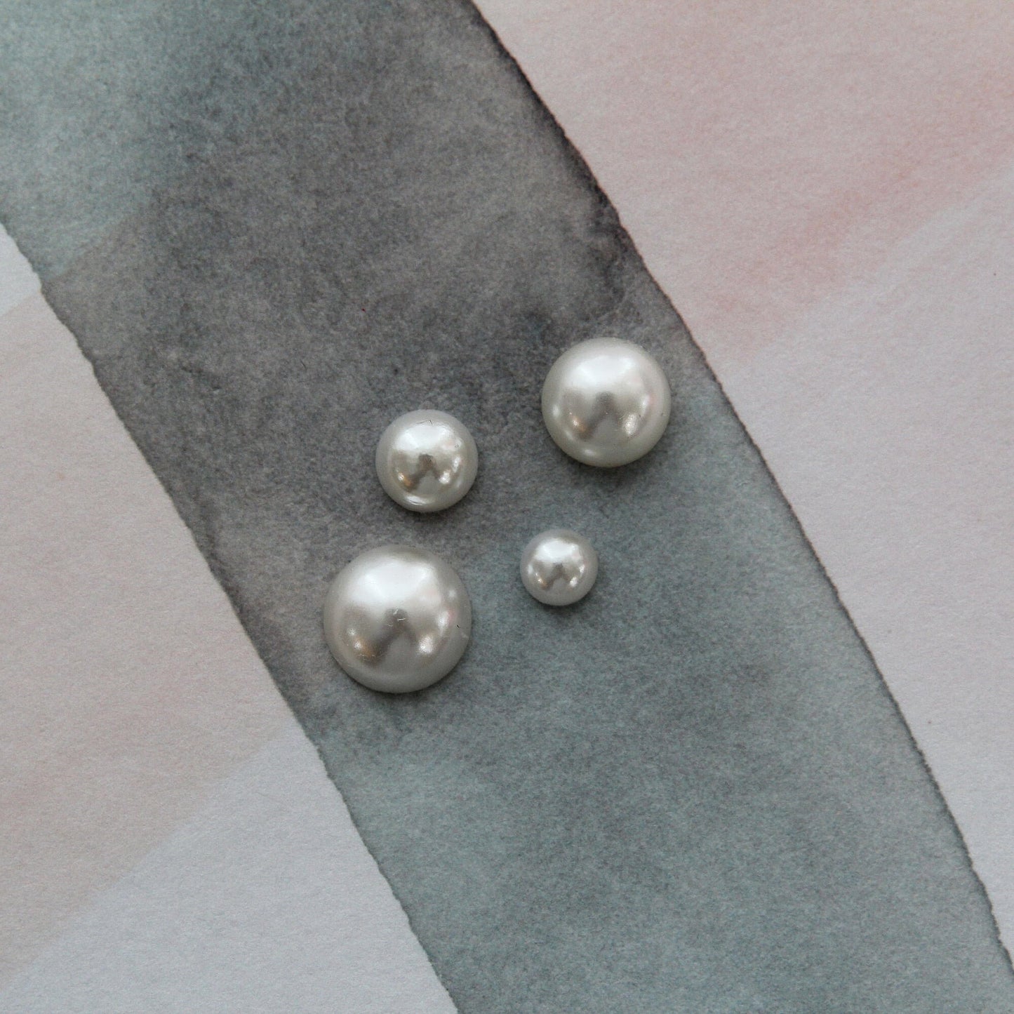 Flat Back Faux Pearl Embellishments 100pcs