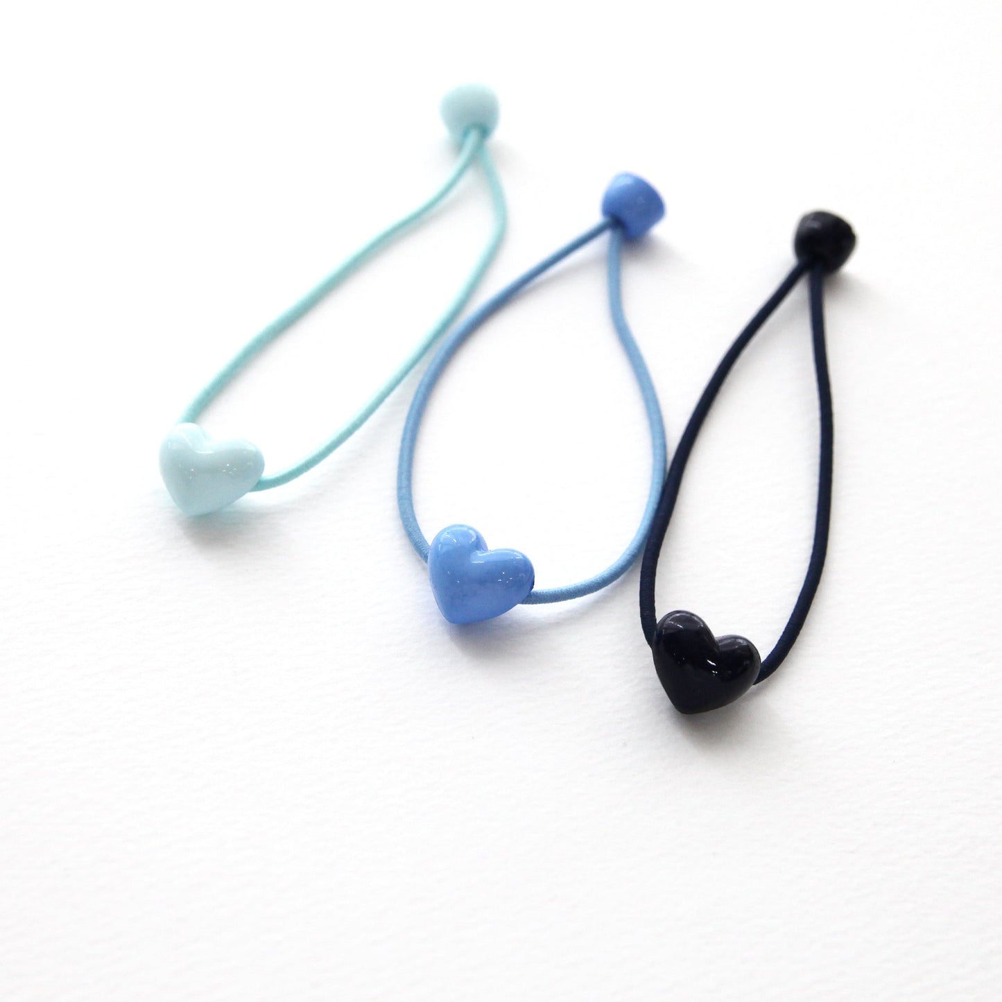 Heart Shape Hair Bobbles, Hair Tie 10pcs