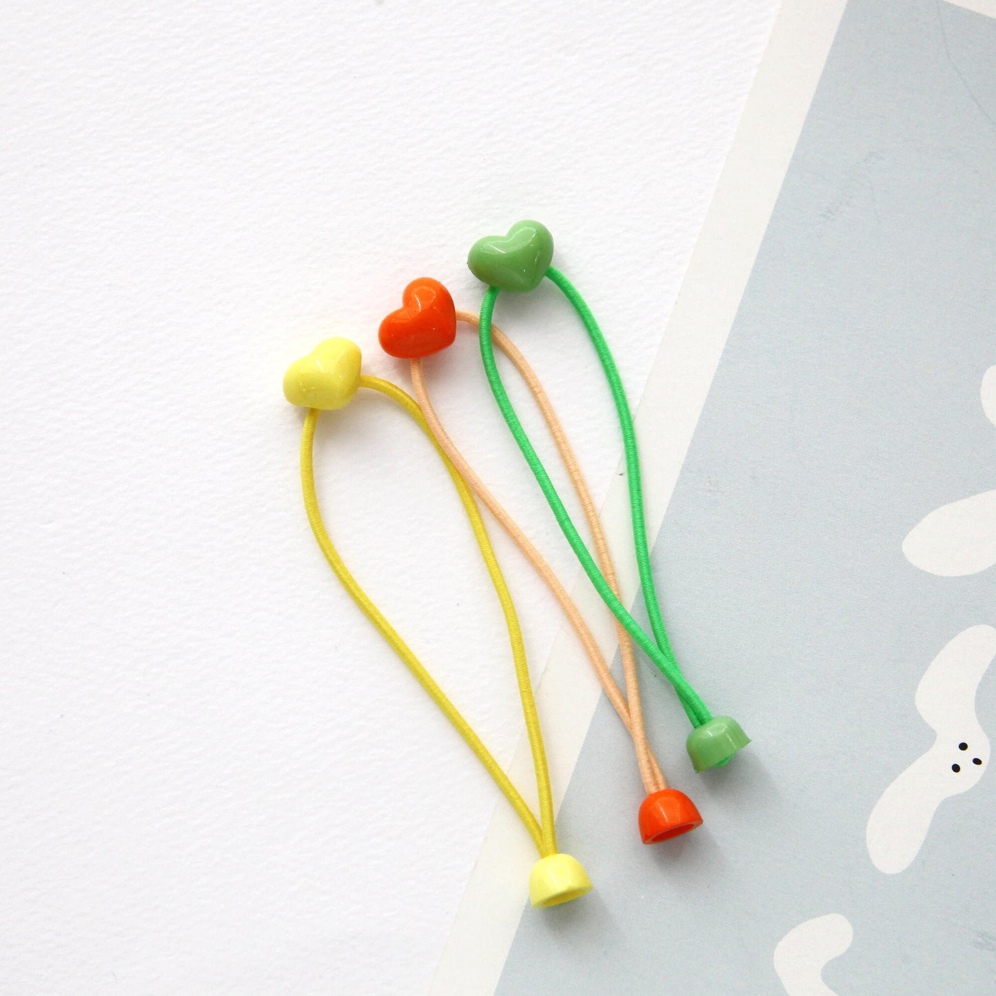 Heart Shape Hair Bobbles, Hair Tie 10pcs