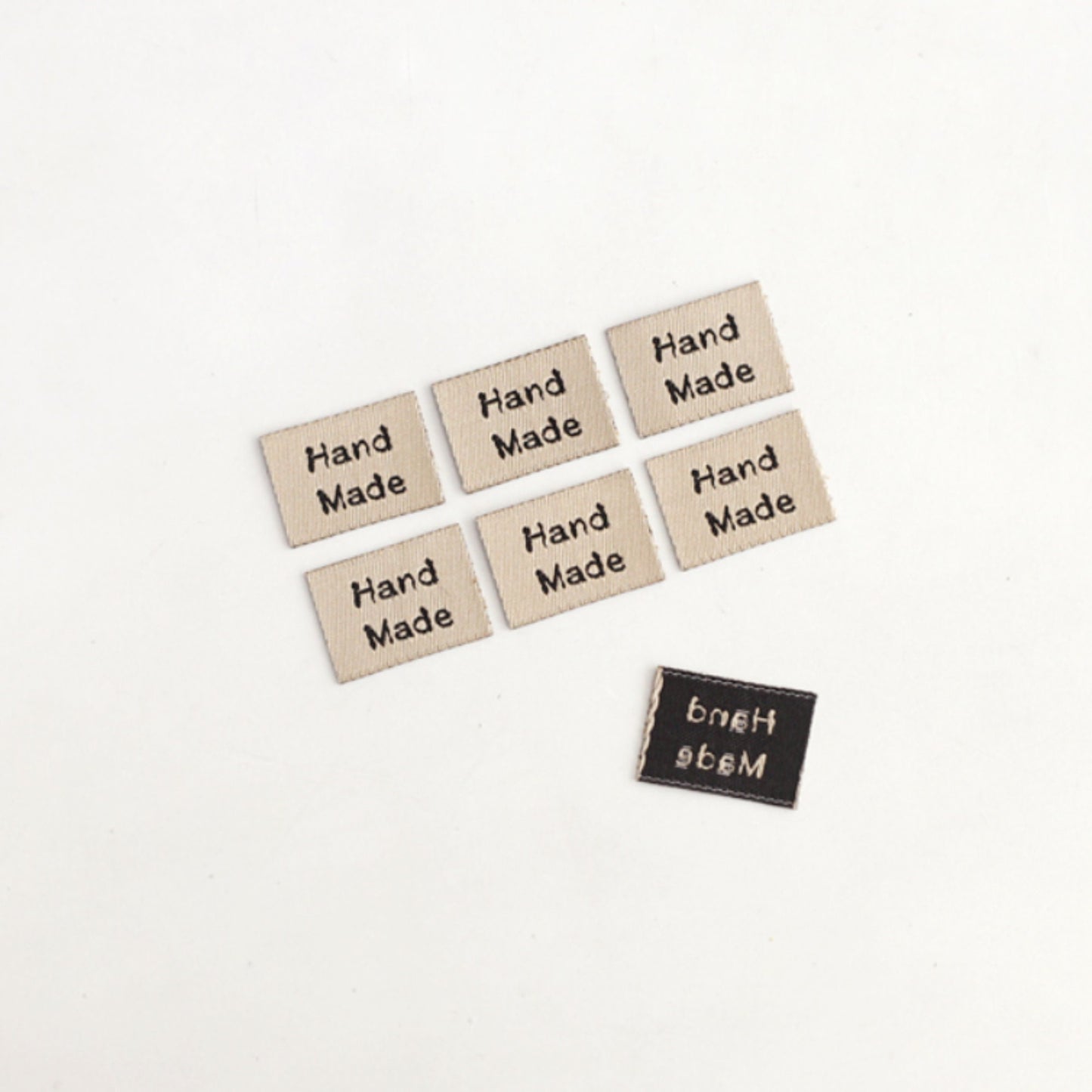 Accessory Handmade Labels 0.9in(2.3cm)x 0.62in(1.6cm) 50pcs