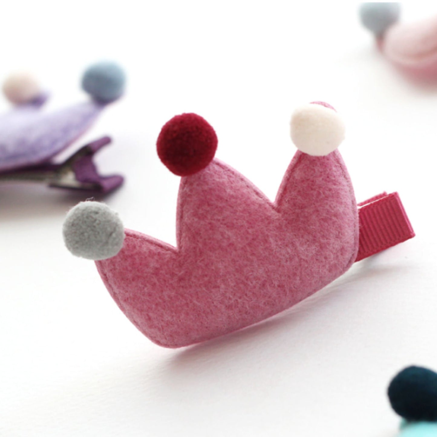 Crown Shape Padded Appliques, Haiclip Supplies 5pcs