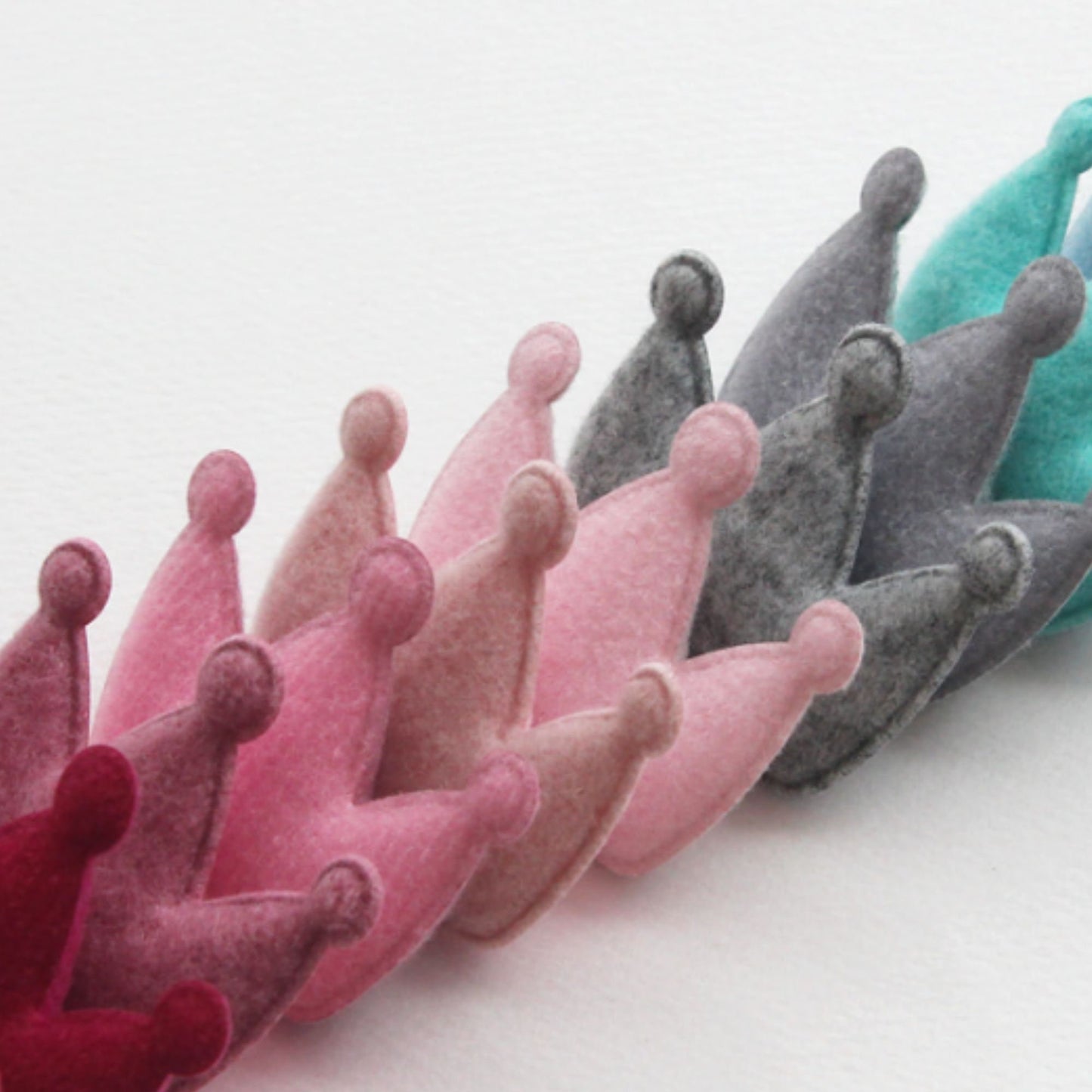 Crown Shape Padded Appliques, Haiclip Supplies 5pcs