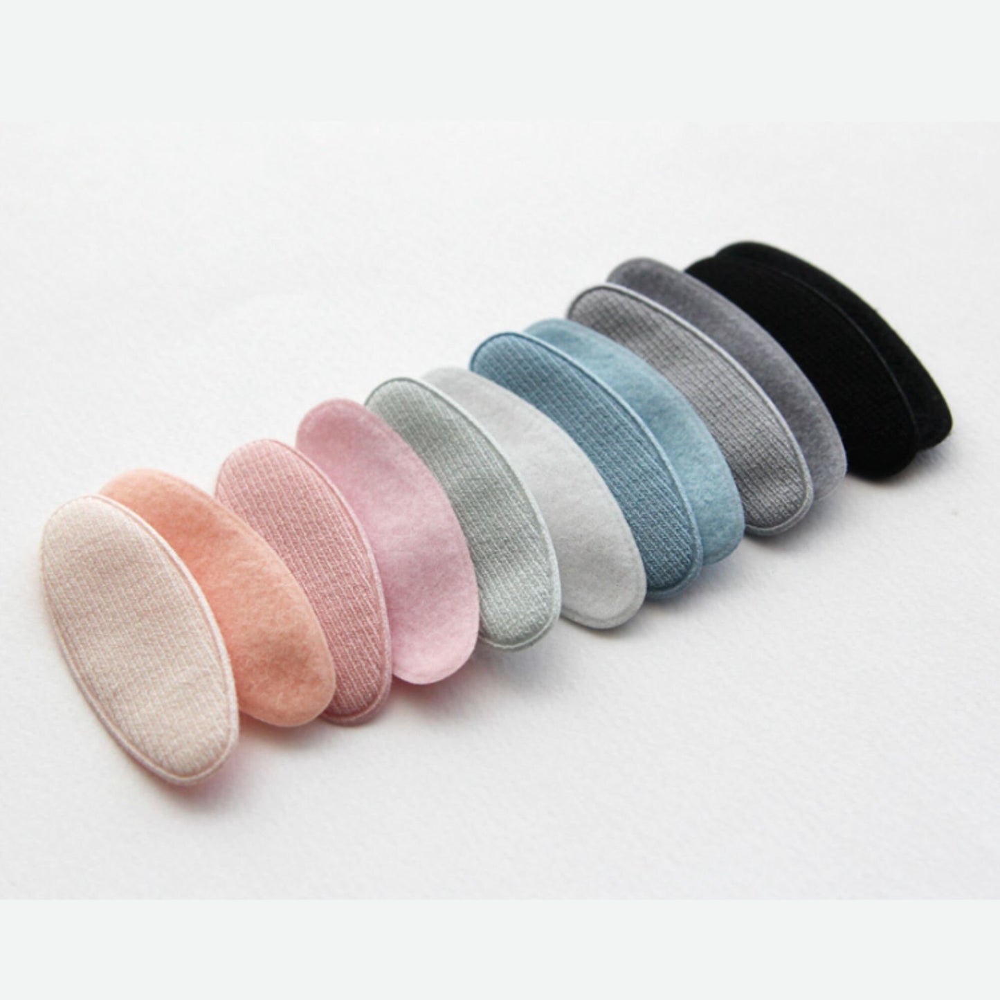 5pcs Solid Hair Snap Clip Covers[P244]