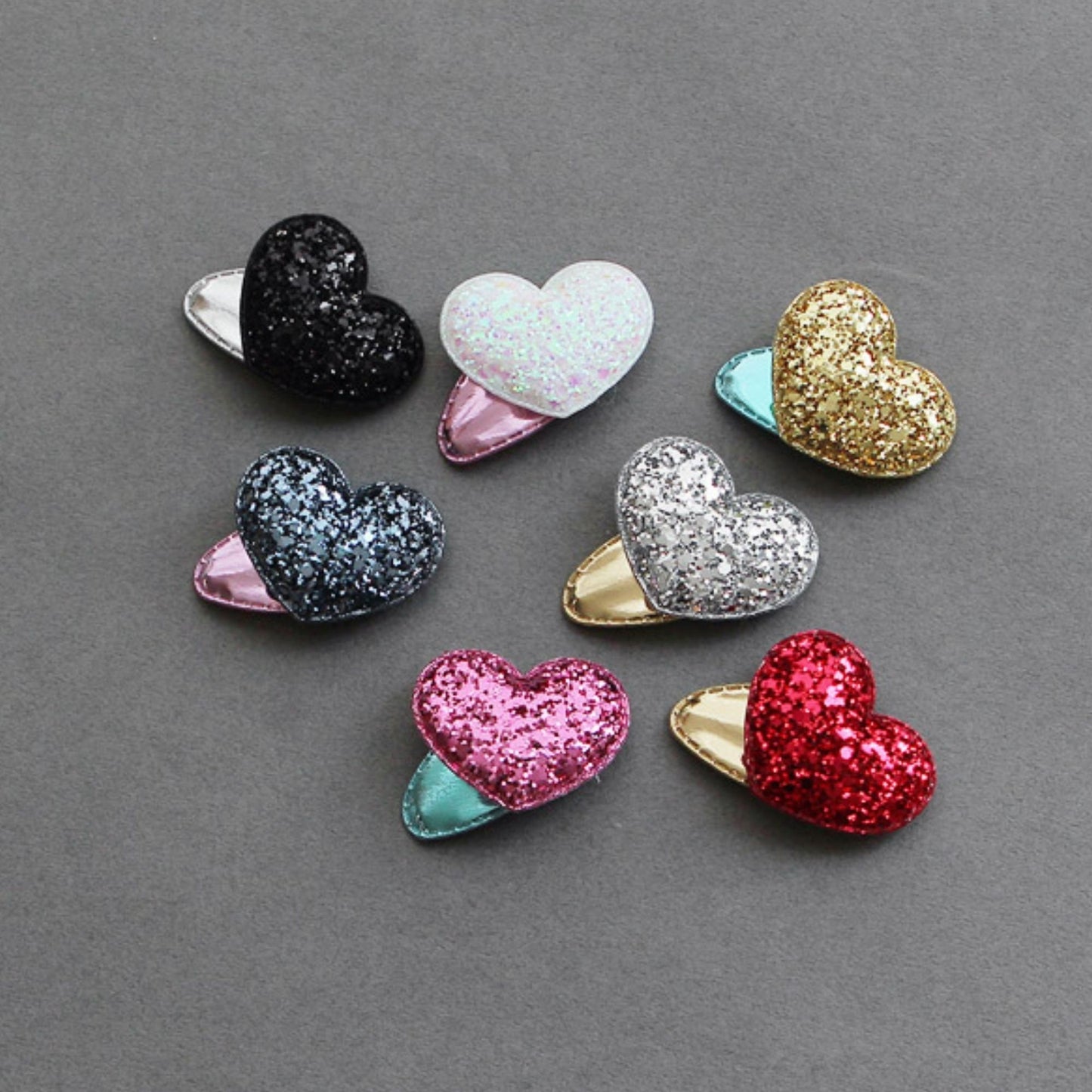 Toddler Shiny Mirror Snap Clip Covers 10pcs
