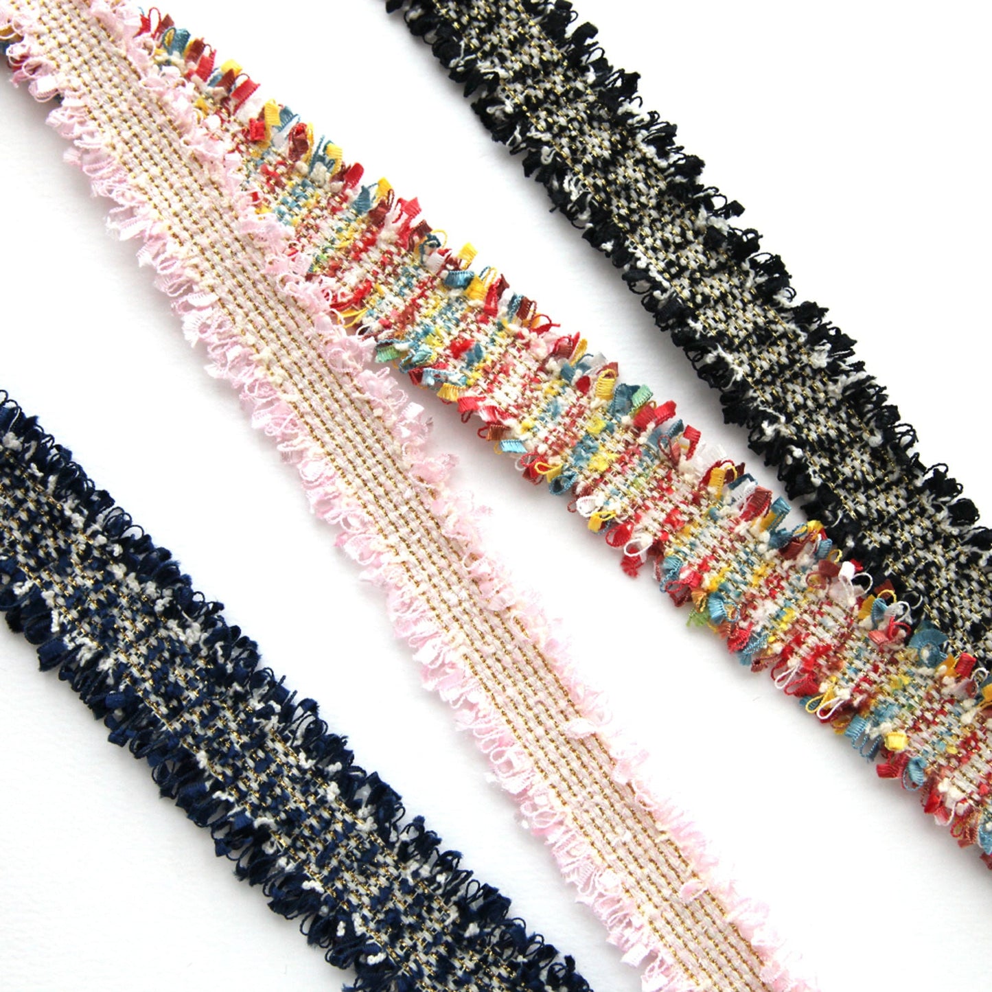 Tweed Ribbon Trim 1.2inch (3cm)x 5Yards