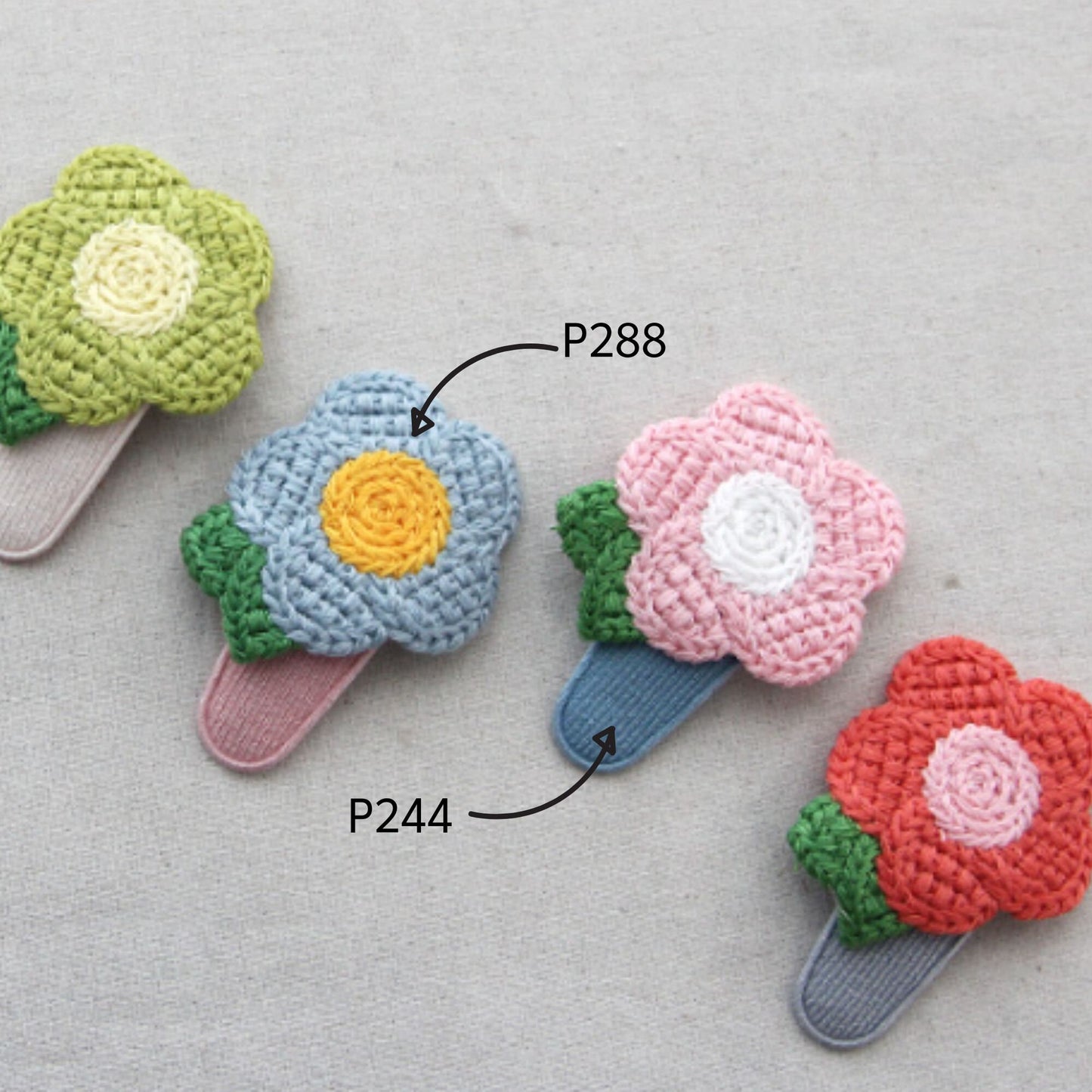 5pcs Solid Hair Snap Clip Covers[P244]