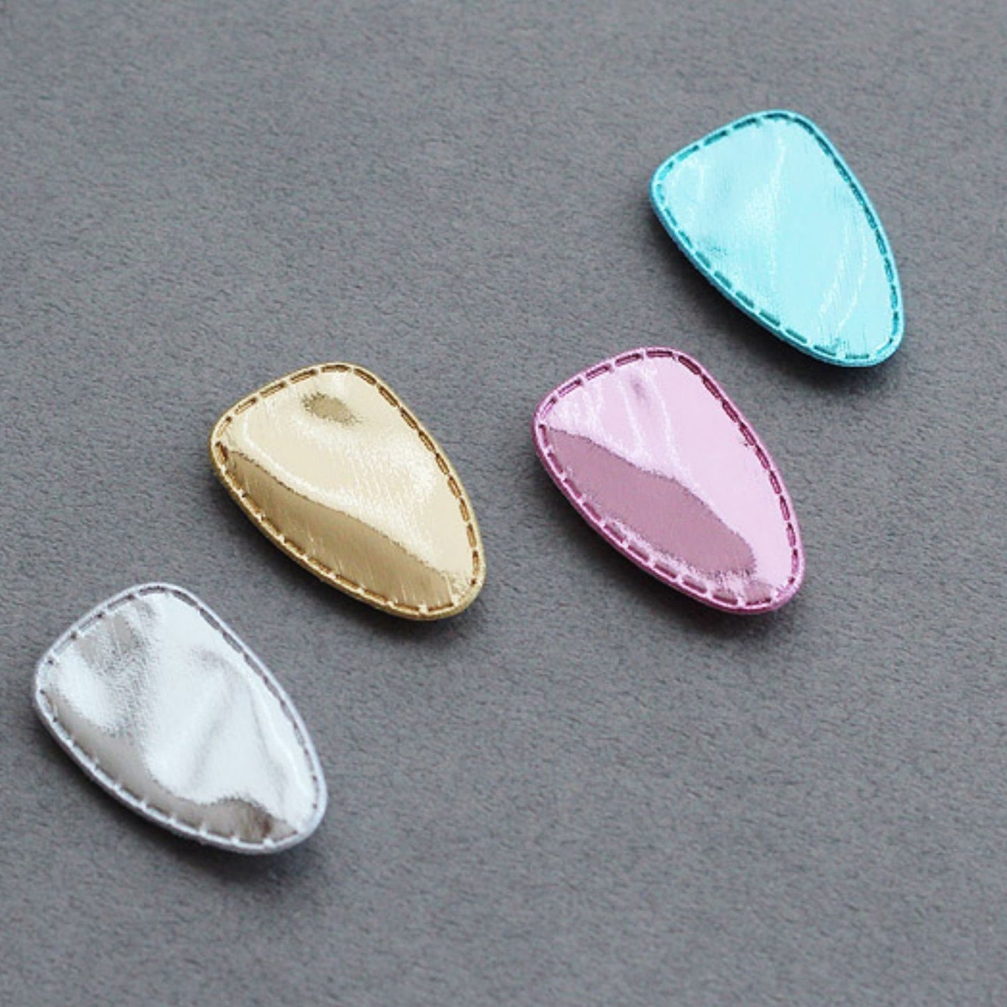 Toddler Shiny Mirror Snap Clip Covers 10pcs
