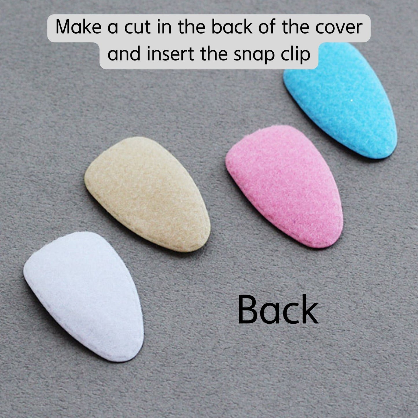 Toddler Shiny Mirror Snap Clip Covers 10pcs