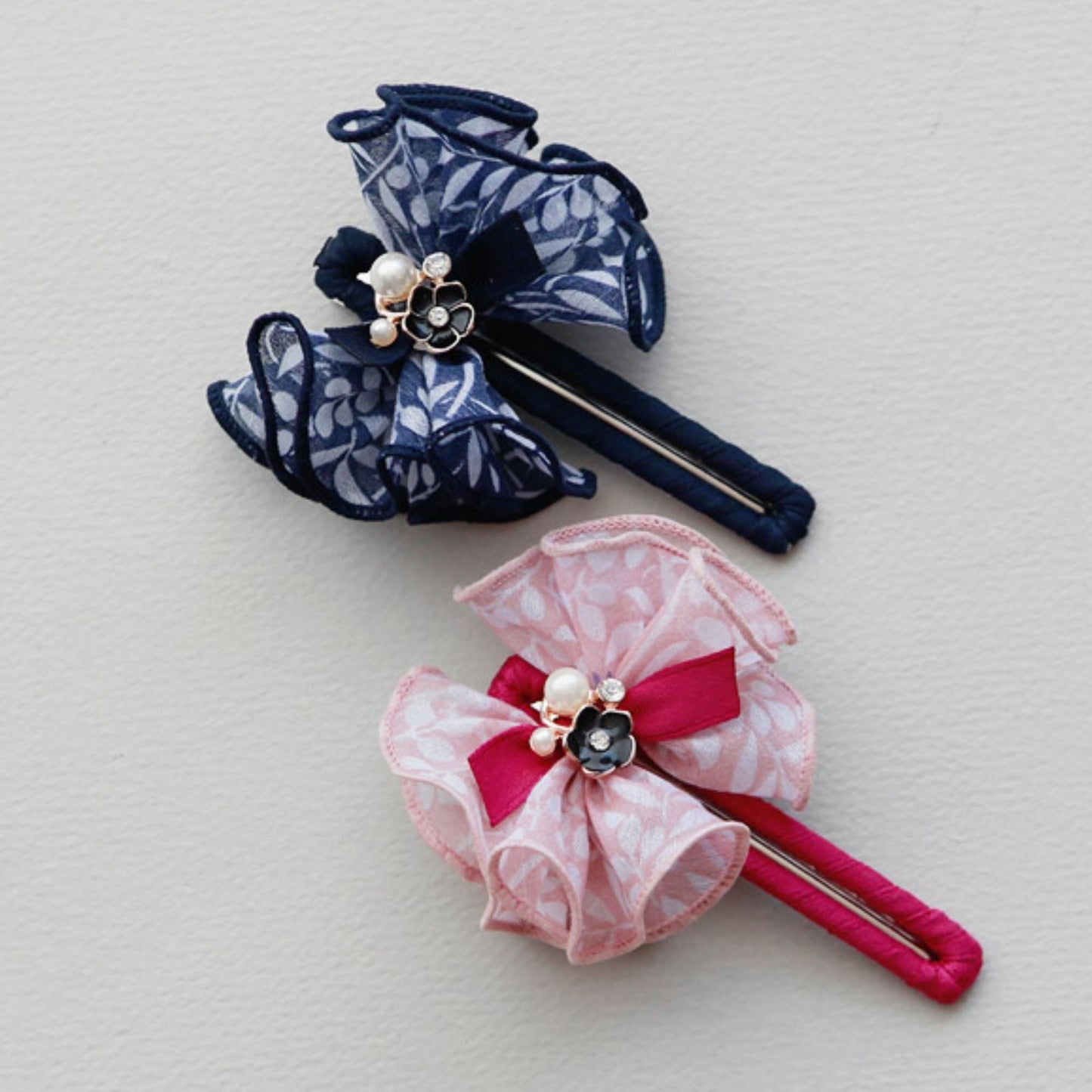 Floral Pearl Embellishments for Crafts 5/10pcs