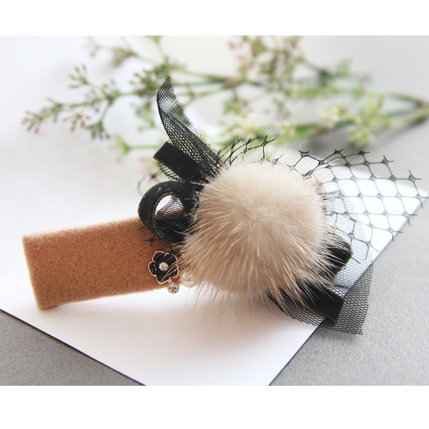 Floral Pearl Embellishments for Crafts 5/10pcs