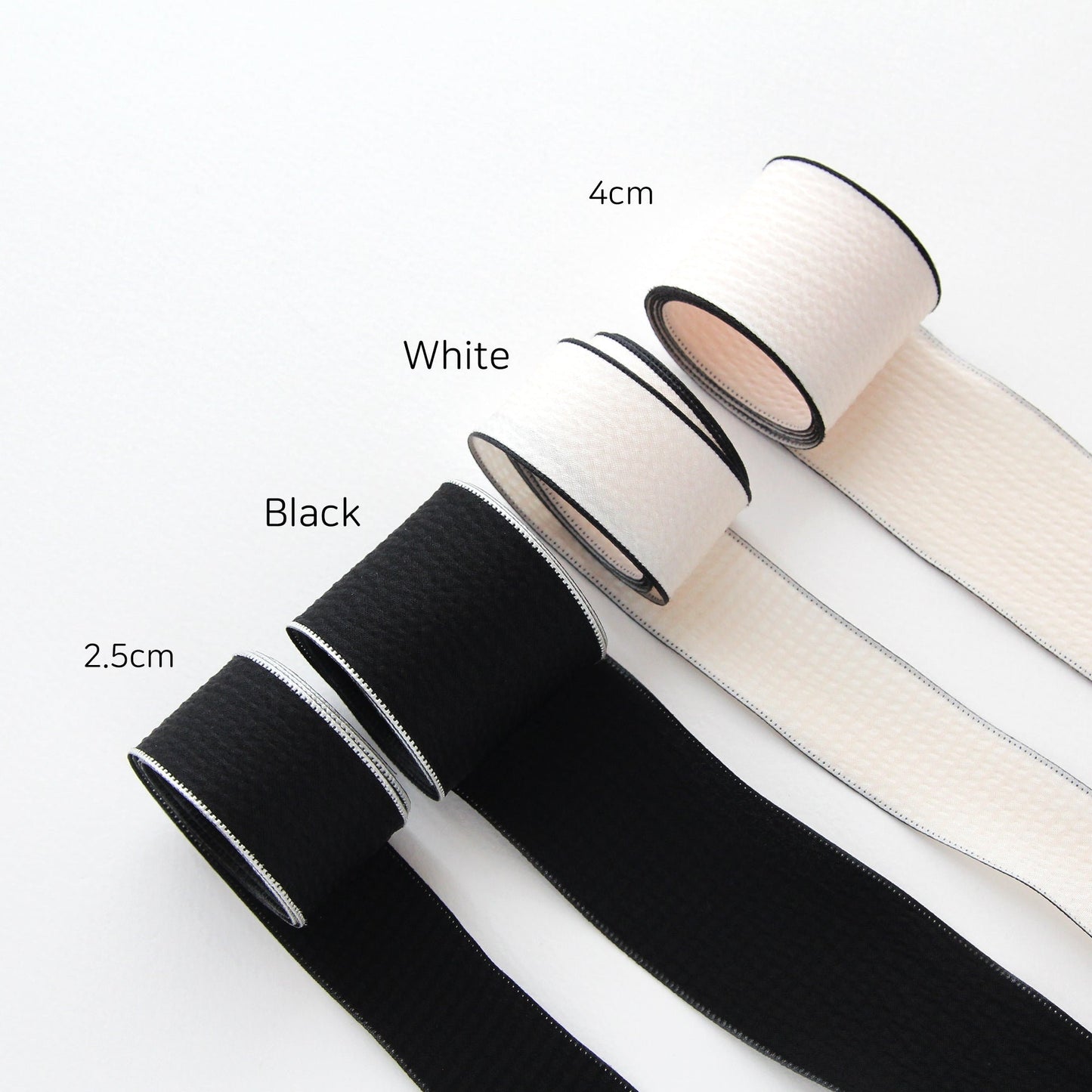 Embossed Fabric Ribbon 1/1.57inch (2.5cm/4cm)x 5Yard