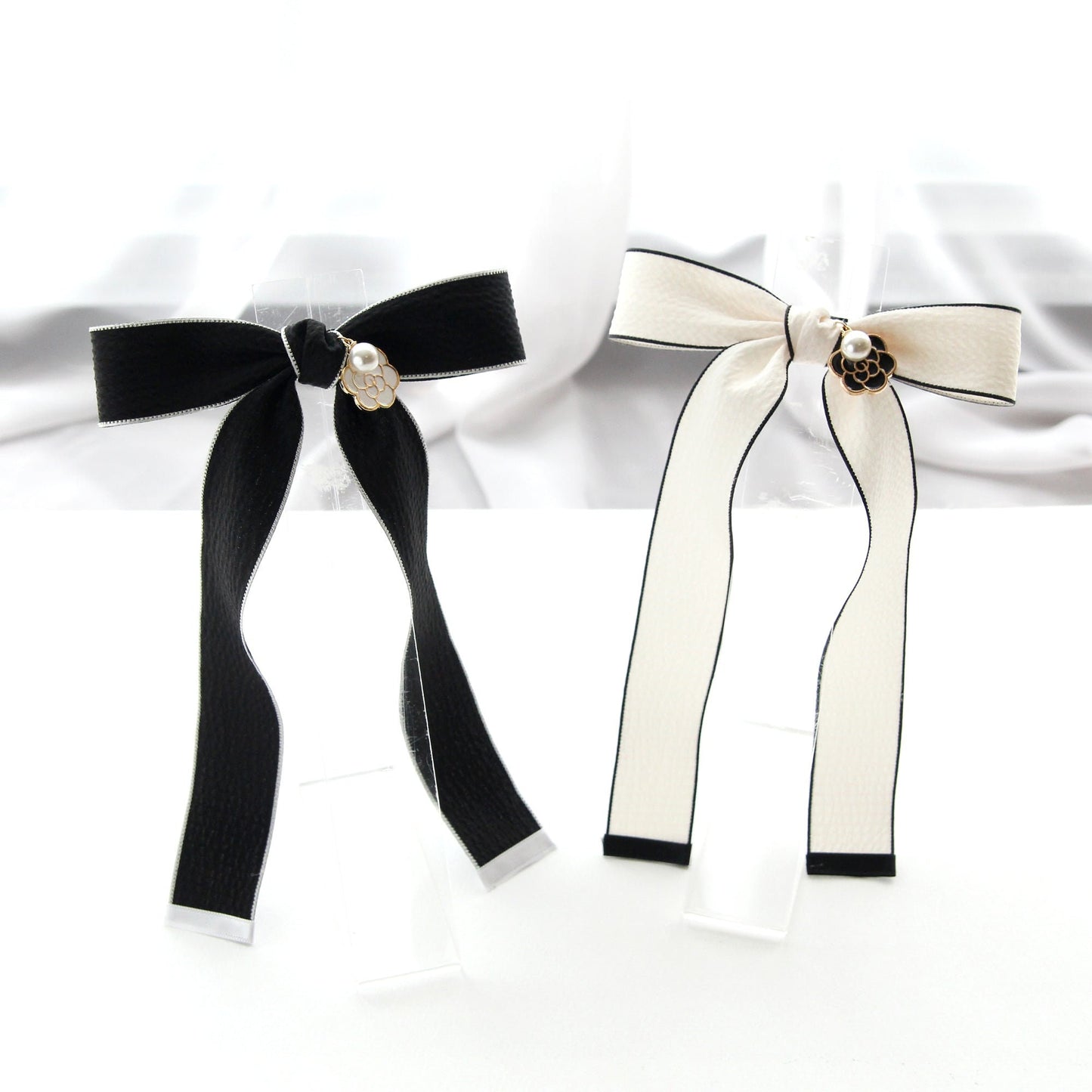 Embossed Fabric Ribbon 1/1.57inch (2.5cm/4cm)x 5Yard