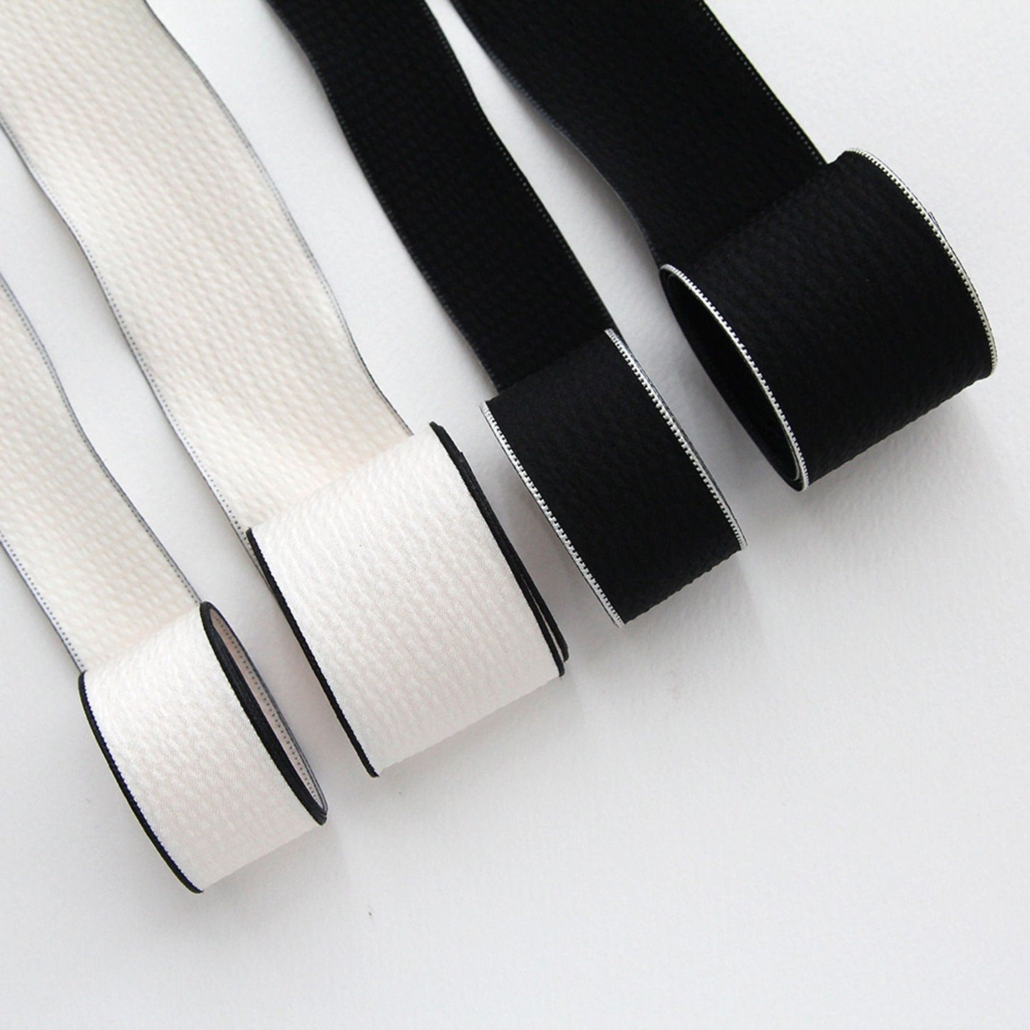 Embossed Fabric Ribbon 1/1.57inch (2.5cm/4cm)x 5Yard